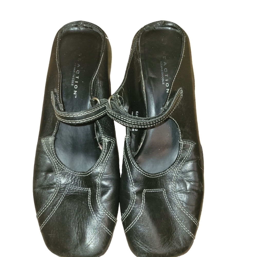 Reaction Kenneth Cole Slides Black White 8